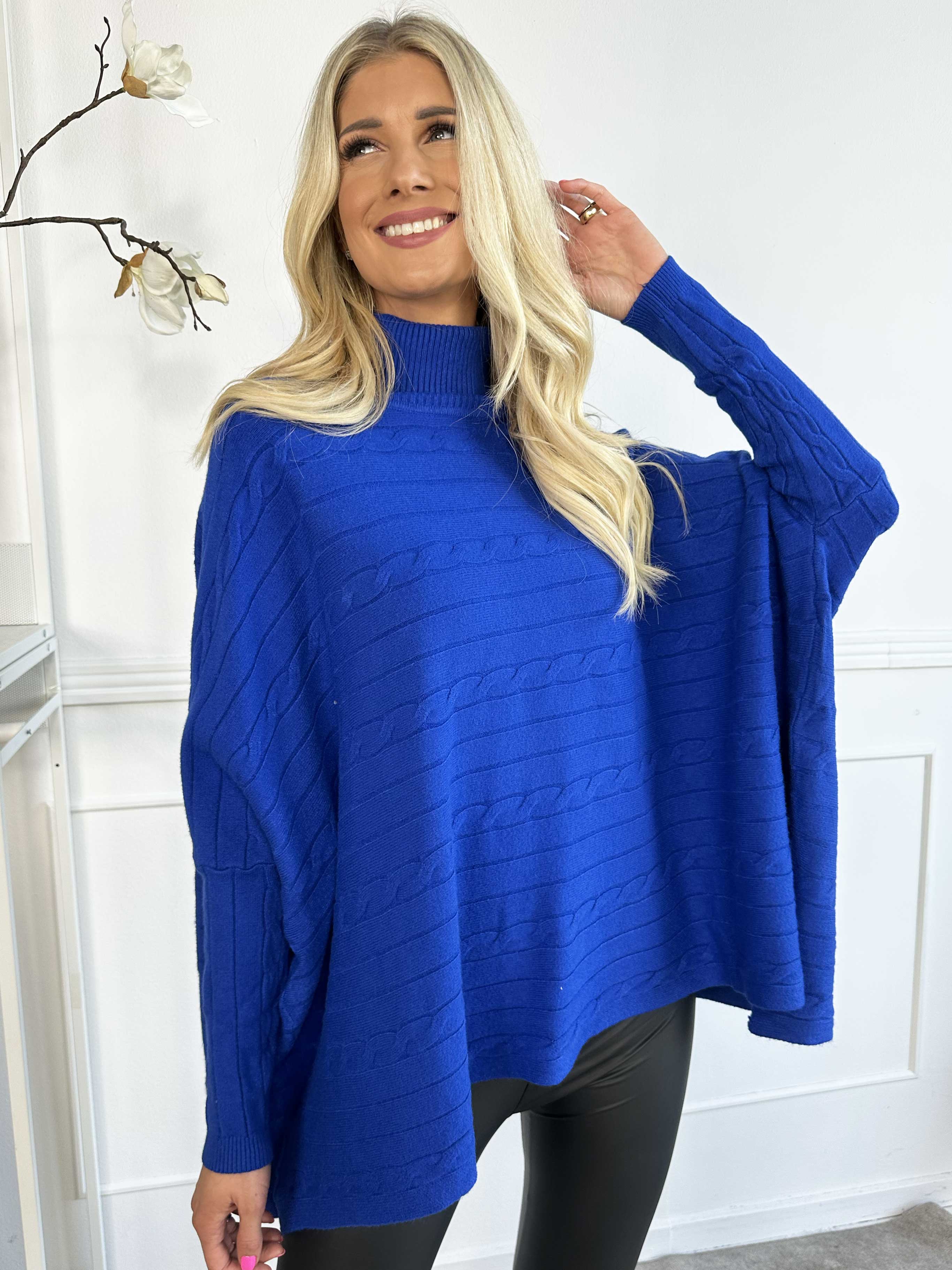 Diamond - Sød blød elastisk strik med turtleneck